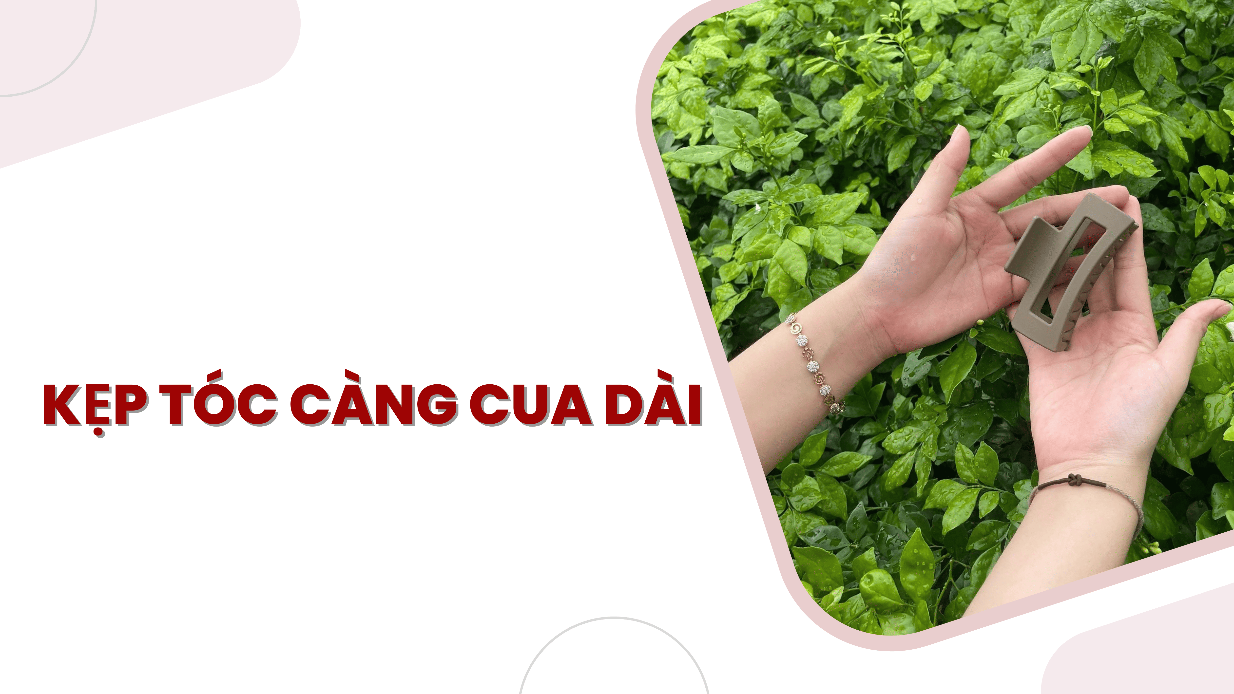 kẹp tóc càng cua dài